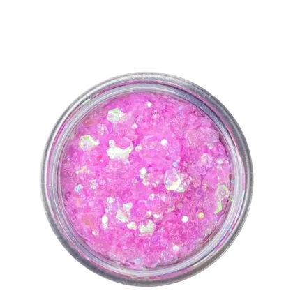 Imagem do produto Make A Magic Holo Lilás Rosado - Glitter Flocado 3g