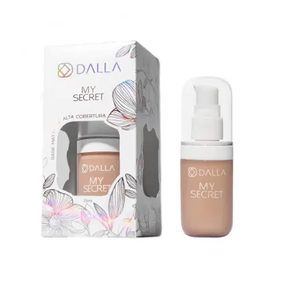 Imagem do produto Dalla Makeup My Secret 02R - Base Líquida 35ml