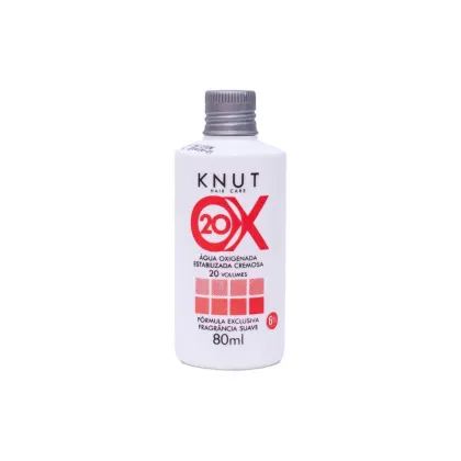 Imagem do produto Knut OX 6% 20 Volumes - Água Oxigenada Estabilizada Cremosa 80ml