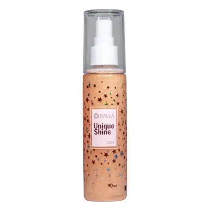 Imagem do produto Dalla Makeup Unique Shine Day 03 - Bruma Iluminadora e Fixadora 90ml
