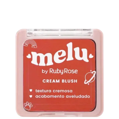 Imagem do produto Melu by Ruby Rose Cream Blush 04 Strawberry - Blush 9g