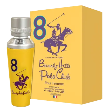 Perfume Importado Feminino 8 Beverly Hills Polo Club Pour Femme EDP, 100ml.