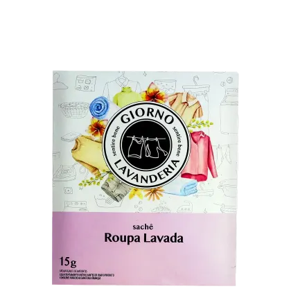 Imagem do produto Giorno Casa Sentire Bene Roupa Lavada - Sachê Aromatizante de Ambiente 15g