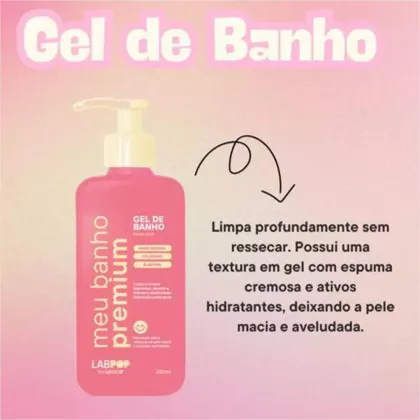 Imagem do produto Labotrat Meu Banho Premium Belle Pink Gel de Banho 240g