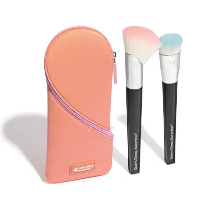 Kit Quem Disse, Berenice? Pincéis Multiefeitos + Case, 3 produtos.