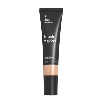 Blush Líquido Quem Disse, Berenice? Blush +Glow Prata Perolali, 15ml.