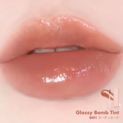 Imagem do produto &nd by rom&nd Glassy Balm 1.2g Cor:#BE01 Nut Beige