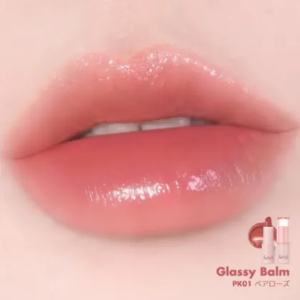 Imagem do produto &nd by rom&nd Glassy Balm 1.2g Cor:#PK01 Bare Rose