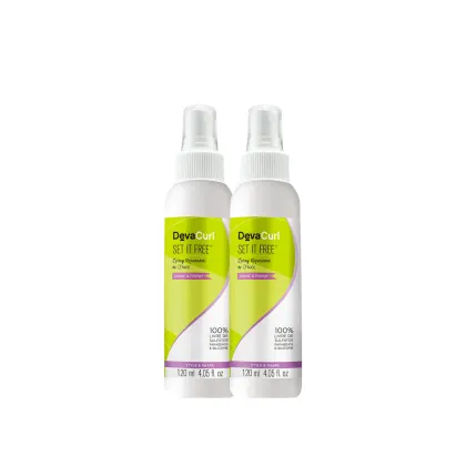 Imagem do produto Kit Deva Curl Set It Free Spray Anti-Frizz (2 Unidades)
