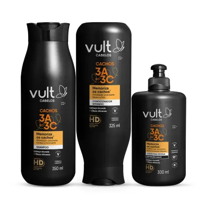Shampoo 350ml + Condicionador 325ml + Creme para Pentear Definição Suave 300ml