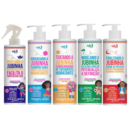 Imagem do produto Kit Jubinha Linha Infantil Completo Com Creme Pesadinho Widi Care Vegano Hipoalergenico