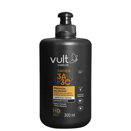 Imagem do produto Vult Cabelos Cachos 3A ao 3C Definição Suave - Creme para Pentear 300ml