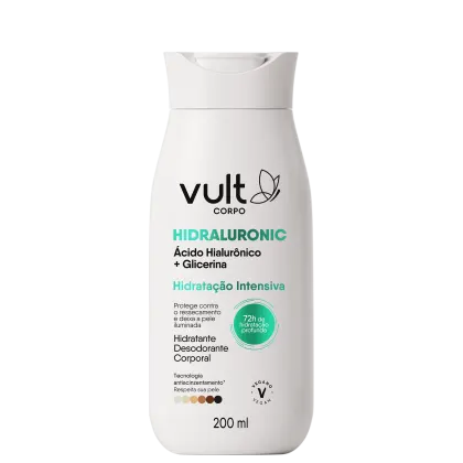 Imagem do produto Vult Corpo Hidraluronic Hidratação Intensiva - Hidratante Desodorante Corporal 200ml