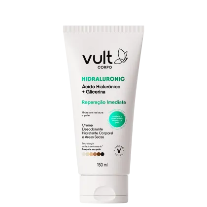 Imagem do produto Vult Corpo Hidraluronic Reparação Imediata Áreas Secas - Creme Desodorante Hidratante Corporal 150ml