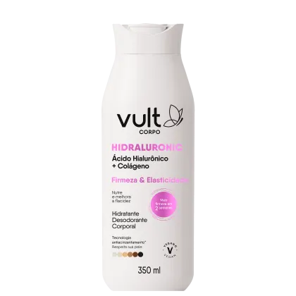 Imagem do produto Vult Corpo Hidraluronic Firmeza & Elasticidade - Hidratante Desodorante Corporal 350ml