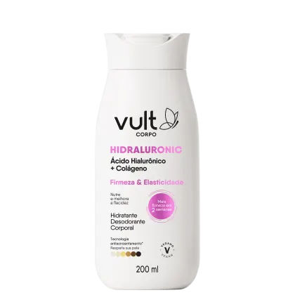 Imagem do produto Vult Corpo Hidraluronic Firmeza & Elasticidade - Hidratante Desodorante Corporal 200ml