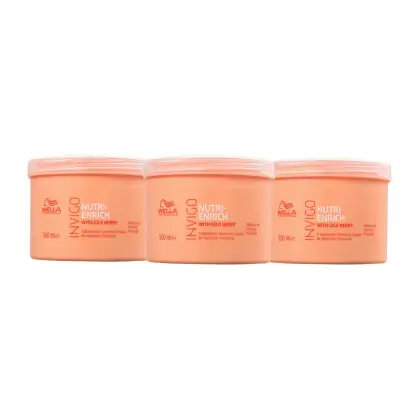 Imagem do produto Kit Wella Professionals Invigo Nutri-Enrich Trio Mask Care (3 Unidades)