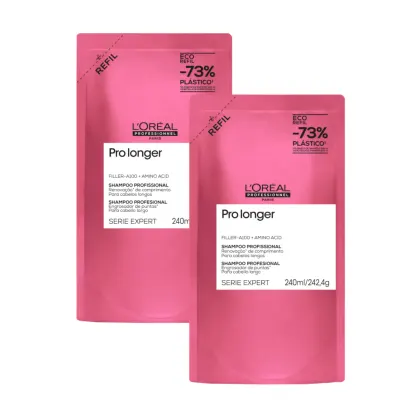 Imagem do produto Kit L'Oréal Professionnel Pro Longer Refil - Shampoo 240ml (2 Unidades)