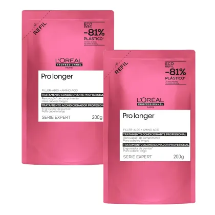 Imagem do produto Kit L'Oréal Professionnel Serie Expert Pro Longer Refil - Máscara Capilar 200g (2 Unidades)