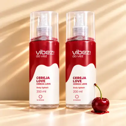 Imagem do produto Kit 2 Body Splash Vibez da Vez! Cereja Love