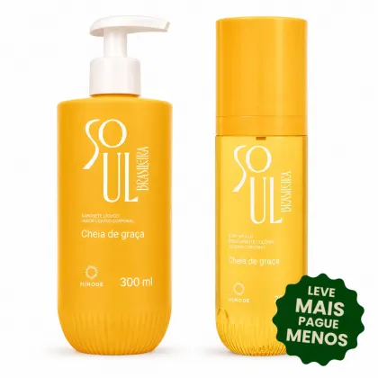 Imagem do produto Kit Body Splash + Sabonete Soul Brasileira Cheia de Graça
