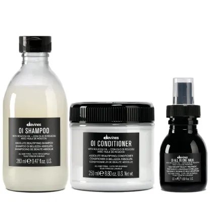 Imagem do produto Kit Davines OI Shampoo 280ml + Condicionador 250ml + All In One Milk 50ml
