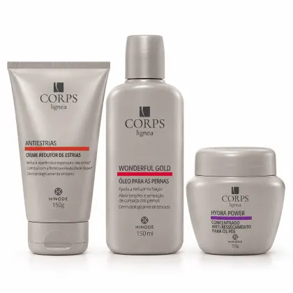 Imagem do produto Kit Corps Lignea Foco nas Estrias + Hidratação