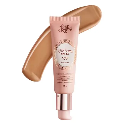 Imagem do produto BB Cream Latika Base Clareadora Facial Cor Bege Escuro FPS 44 UVA/UVB 30g