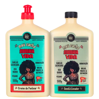Imagem do produto Kit Lola Cosmetics Meu Cacho Minha Vida Memorizador (2 Produtos)