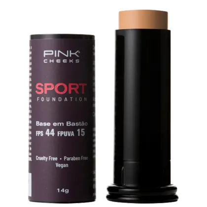Imagem do produto Pink Cheeks Sport FPS44 Bege Médio - Base em Bastão 14g