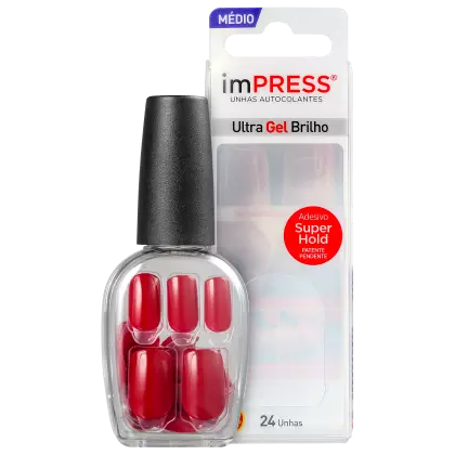 Imagem do produto Kiss New York Impress Média Message Me - Unhas Postiças