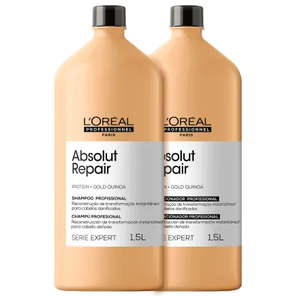 Imagem do produto Kit L'Oréal Professionnel Serie Expert Absolut Repair Gold Quinoa + Protein Salon Duo (2 Produtos)