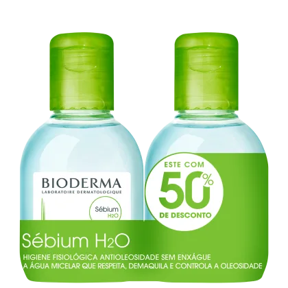 Imagem do produto Kit Bioderma Sébium H2O Duo - Água Micelar 2x100ml
