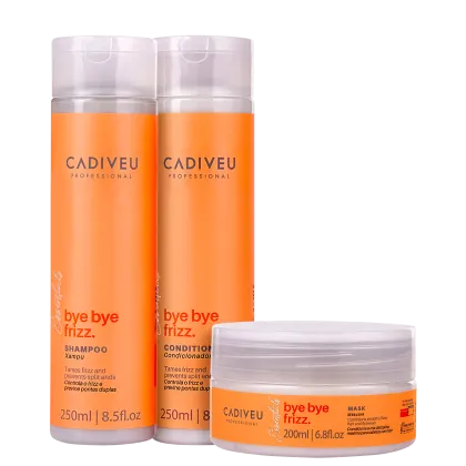 Imagem do produto Kit Cadiveu Professional Essentials Bye Bye Frizz Nutrição (3 Produtos)