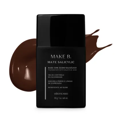 Imagem do produto Base Líquida Cor 330 Make B. Mate Salicylic 30g