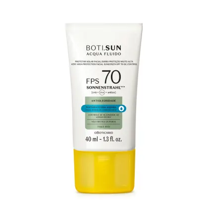 Imagem do produto Protetor Solar Facial Antioleosidade FPS70 Boti.Sun Acqua Fluido 40ml