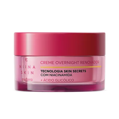 Imagem do produto Eudora Niina Secrets Niina Skin Overnight Renovador - Creme Facial Noturno 45g