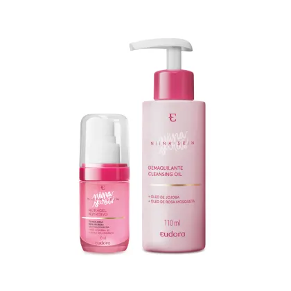Imagem do produto Combo Niina Skin: Hidragel Nutritivo 30ml + Demaquilante 100ml