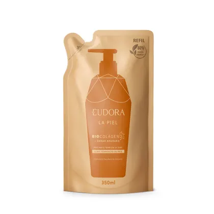 Imagem do produto Refil Hidratante Desodorante Corporal La Piel Âmbar Dourado 350ml