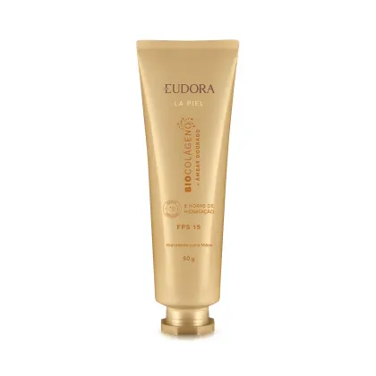 Imagem do produto Creme Hidratante para Mãos FPS 15 La Piel Âmbar Dourado 50g