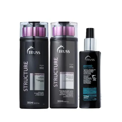 Imagem do produto Kit Truss Structure - Shampoo 300ml + Condicionador 300ml + Amino 225ml