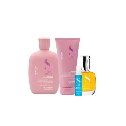 Imagem do produto Kit Alfaparf Semi Di Lino Moisture Sublime (4 Produtos)
