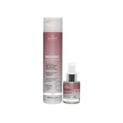 Imagem do produto Kit pHAMDÁ Professional Biologic Fast Nutrition (2 Produtos) Condicionador 300ml e Sérum 60ml