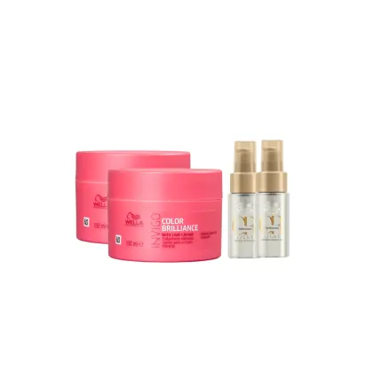 Imagem do produto Kit Brilliance 2 Máscaras, e 2 Oil Reflections Light 30ml