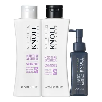 Imagem do produto Kit Stephen Knoll Moisture & Control - Shampoo 250ml + Condicionador 250ml + Óleo Deep 80ml
