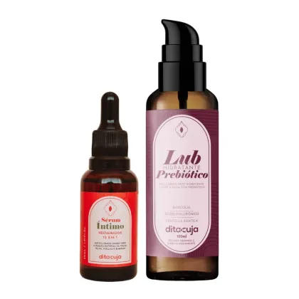 Imagem do produto Kit Hidratação Íntima Feminina Dita Cuja Lubrificante Prebiótico e Sérum 12 em 1