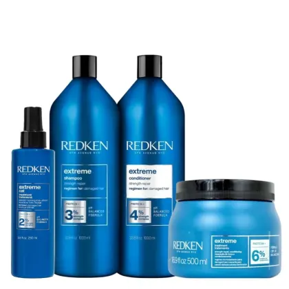 Imagem do produto Kit Redken Extreme Cat Treatment Salon Quarteto (4 Produtos)