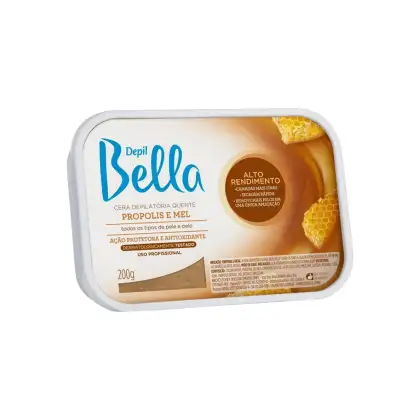 Imagem do produto Depil Bella Própolis e Mel em Barra - Cera Depilatória Quente 200g
