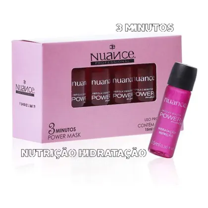Imagem do produto Ampola Power Mask 3 Minutos Caixa Com 12 Un - Nuance