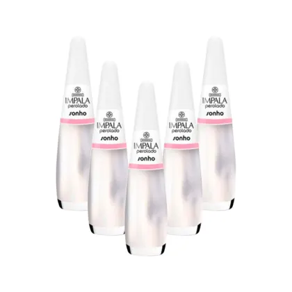 Imagem do produto Kit Esmaltes Impala Perolado Sonho (5 unidades)